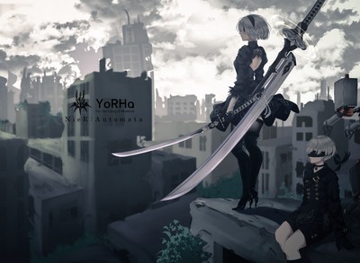 YoRHa No.9 Type S mouse pad