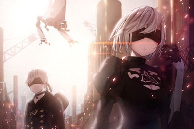 YoRHa No.9 Type S mouse pad